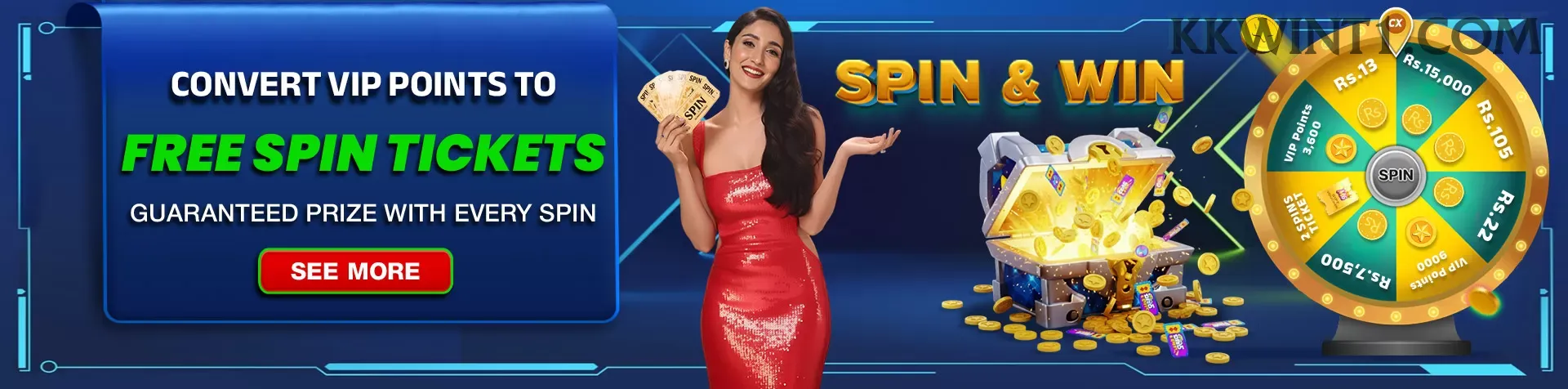 Bônus e prêmios kkwin